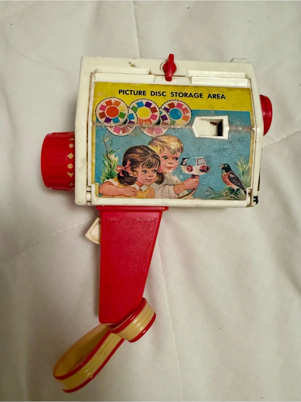 Vintage Fisher Price Music Box Movie Camera Toy